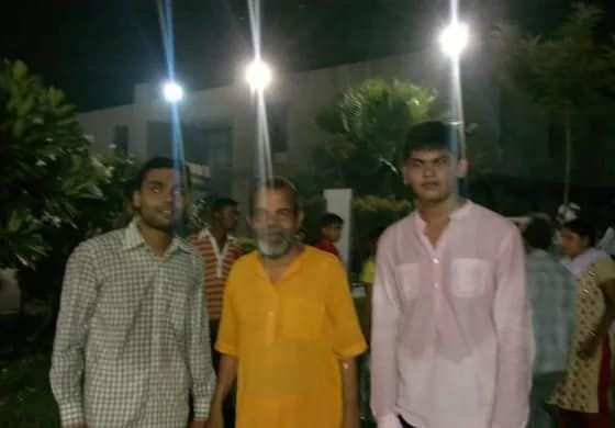 With Shiv Prasad Kosta